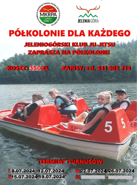 Wakacje 2024 dla dzieci, Jelenia Góra, plakat