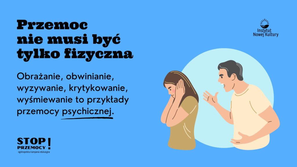 „Przeciwdziałanie przemocy domowej” realizowanej w 2024 r. przez Fundację Instytut Nowej Kultury