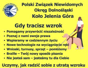 Polski Związek Niewidomych - plakat
